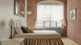 linen bed skirt-pleated/ruffle