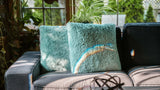 Elevate Your Bedroom Decor with Linen Euro Shams - White Trims