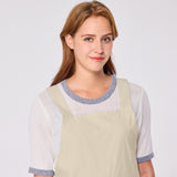 Linen and Cotton Blend Waterproof Apron - Strap