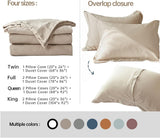 55% Linen + 45% Cotton Blend Duvet Cover Set