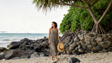 Double Muslin Sleeveless Dress for travel