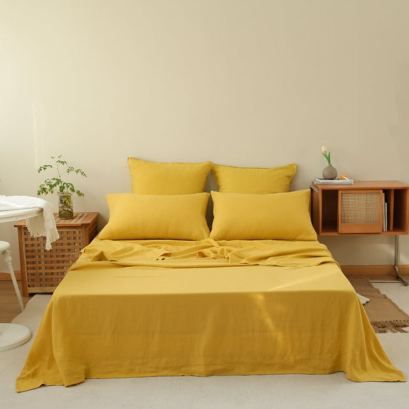 Linen Sheet Set Basic Style Simple&Opulence