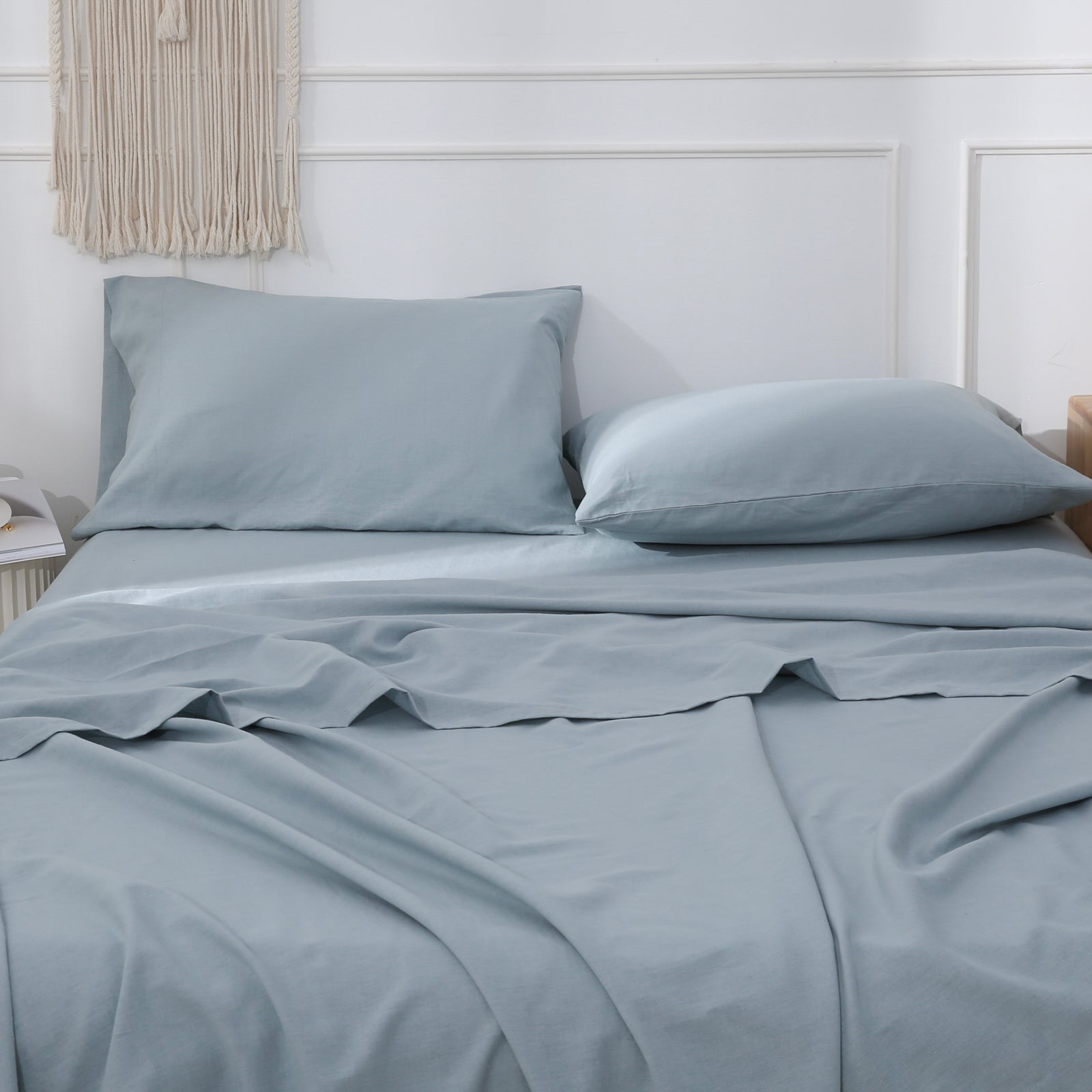 Linen Cotton Sheet Set - 55% Euro Flax 45% Cotton