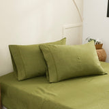 Linen Pillowcases - Embroidery Line