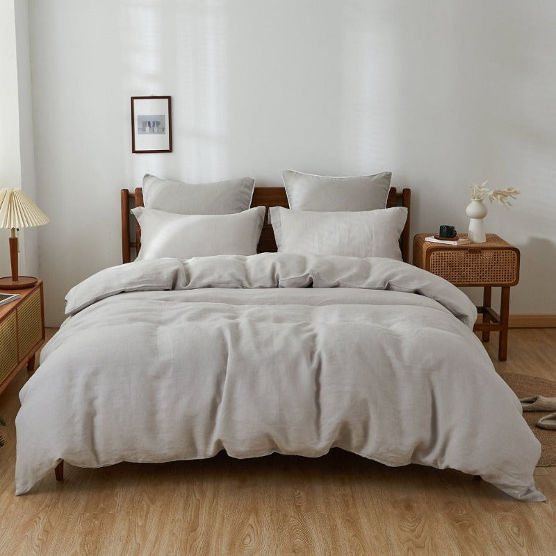 Basic Lenen Pack Linen Duvet Cover Set - Basic Style – Simple&Opulence