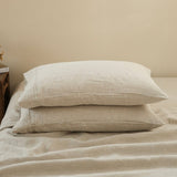 Linen Pillowcases - Embroidery Line