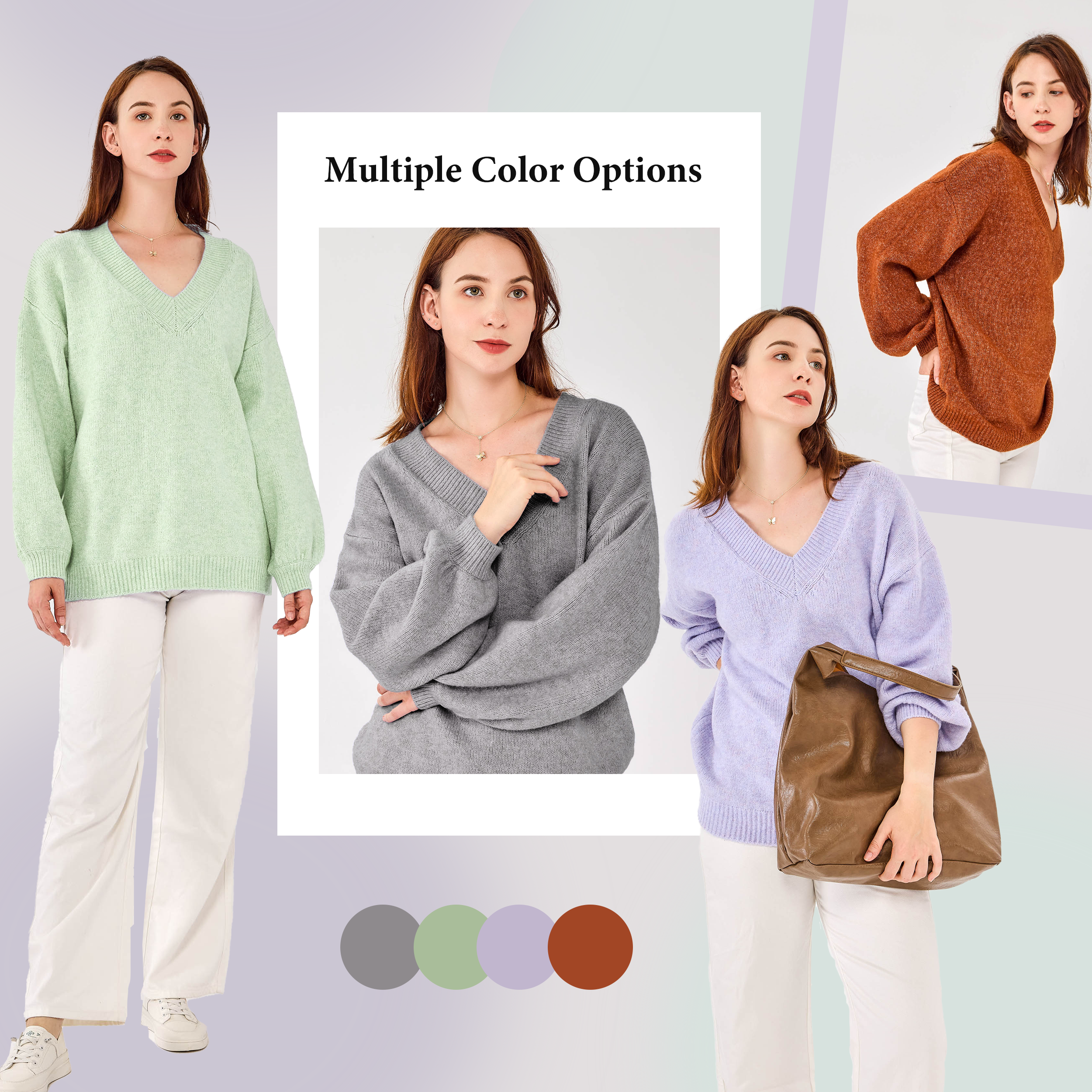 #color_grey,mint green,orange,lilac