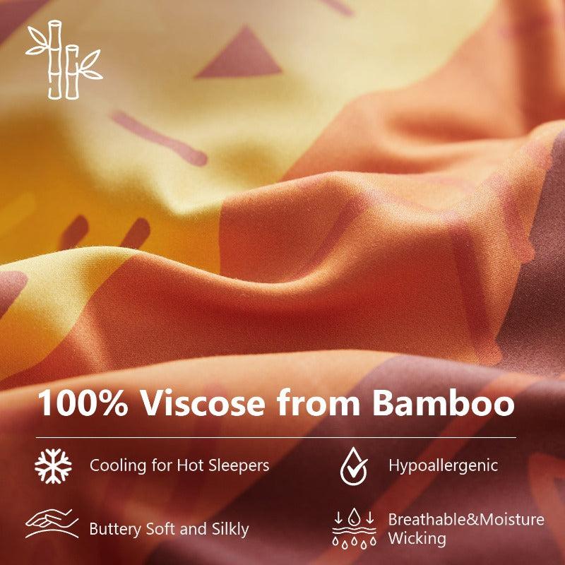 Viscose from Bamboo Duvet Cover Set-Graduated color pattern
