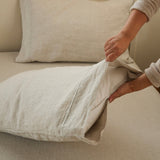 Linen Pillowcases - Embroidery Line