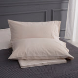 55% Linen + 45% Cotton Blend Pillowcases-linen