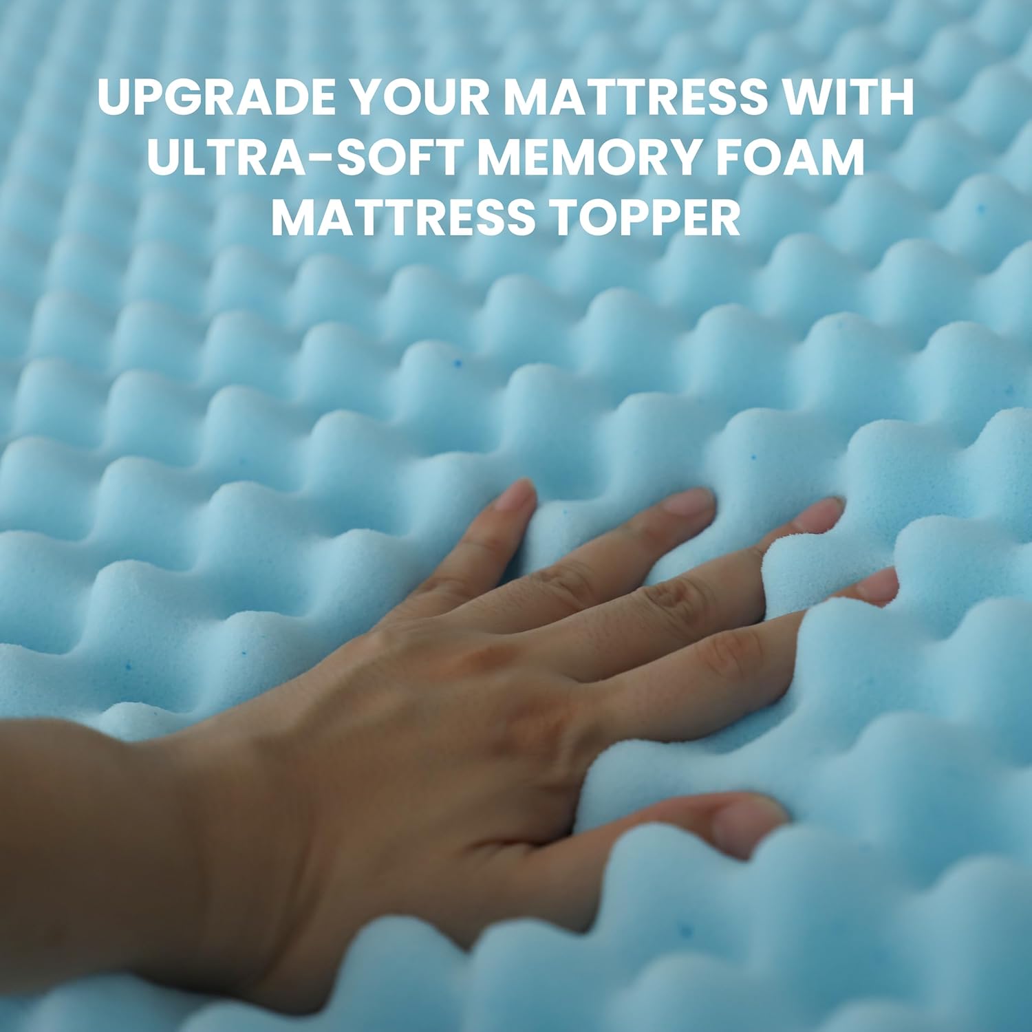 Surmatelas en mousse à mémoire de forme - Egg Case