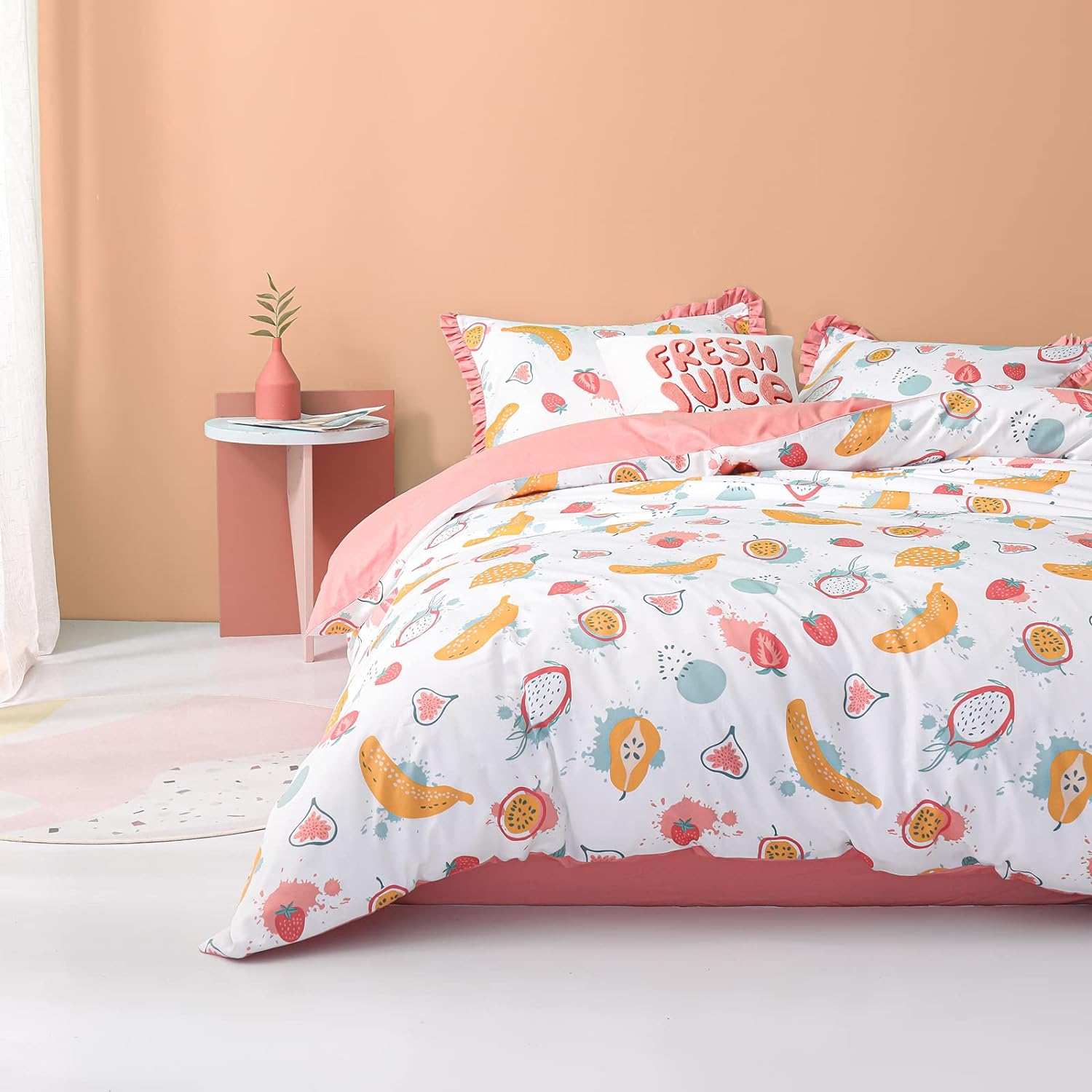 Slopulence Organic Cotton Duvet Cover Set - Pattern For Kids – Simple&Opulence