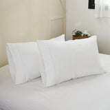 Linen Pillowcases - Embroidery Line