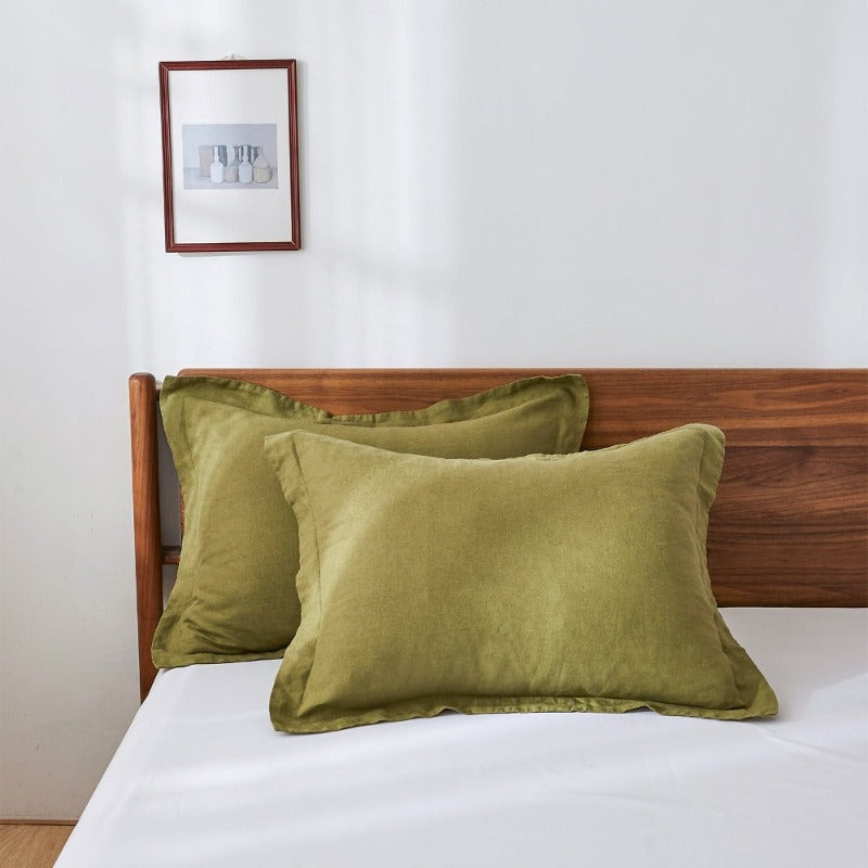 Linen Pillow Shams Basic Style Simple&Opulence