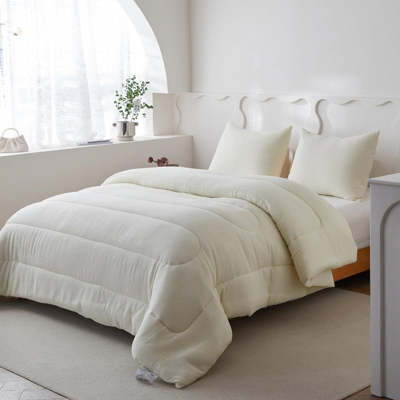 Cotton Comforter SetDouble Muslin Simple&Opulence