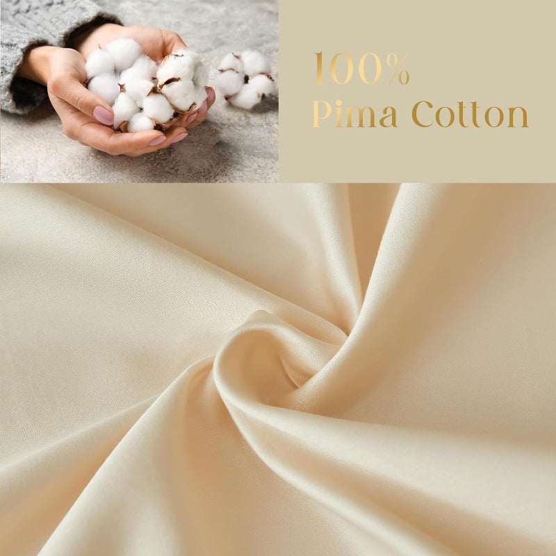 100% Pima Cotton Sheet Set 600 Thread Count