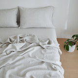 Linen Sheet Set - Double Embroidery Line