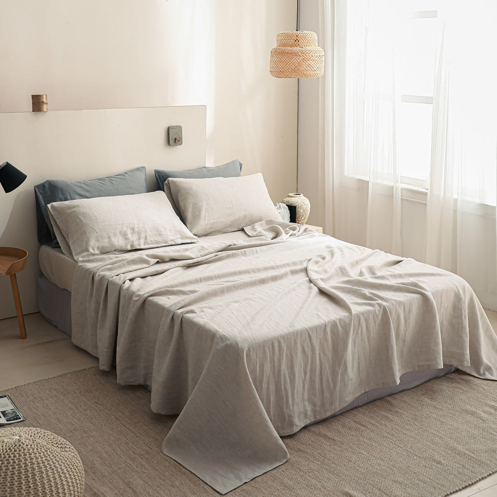Linen Sheet Set - Basic Style – Simple&Opulence