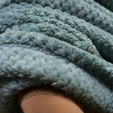 Couverture en flanelle – Motif à pois jacquard