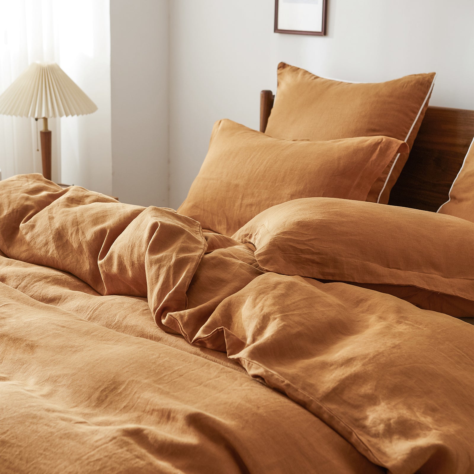 Linen Duvet Cover Set - Basic Style