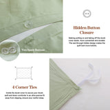 100% Cotton Boho Tufted Duvet Cover Set
