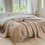 #color_Floral - Brick beige