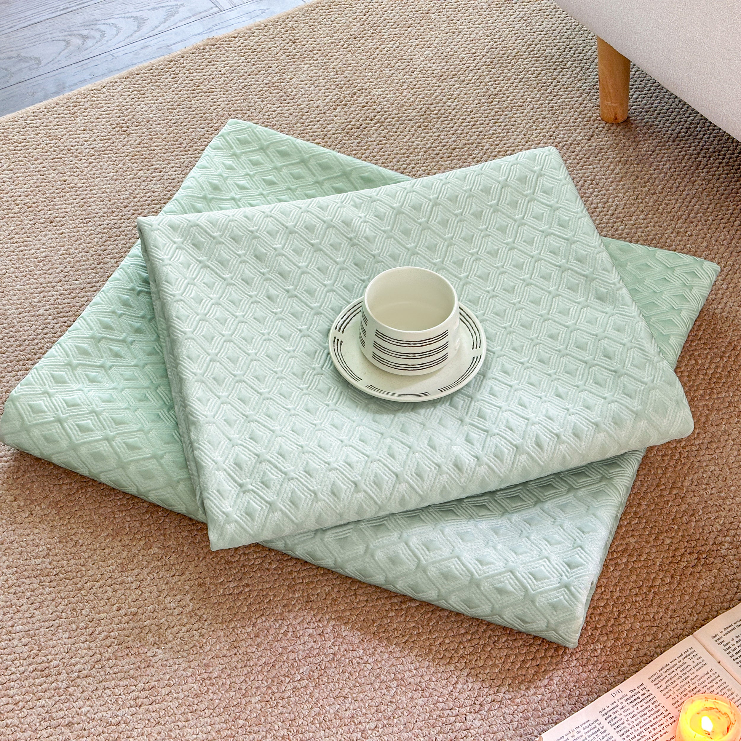 Solid Diamond Sofa Cover - Washable Sofa Protector for Pets & Kids