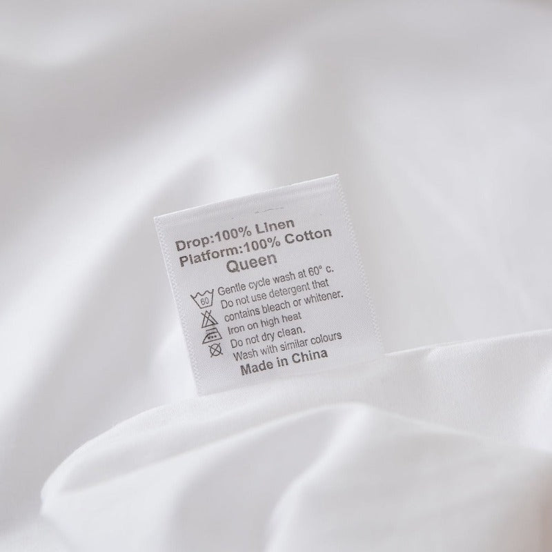 Linen Bed Skirt - Basic Style