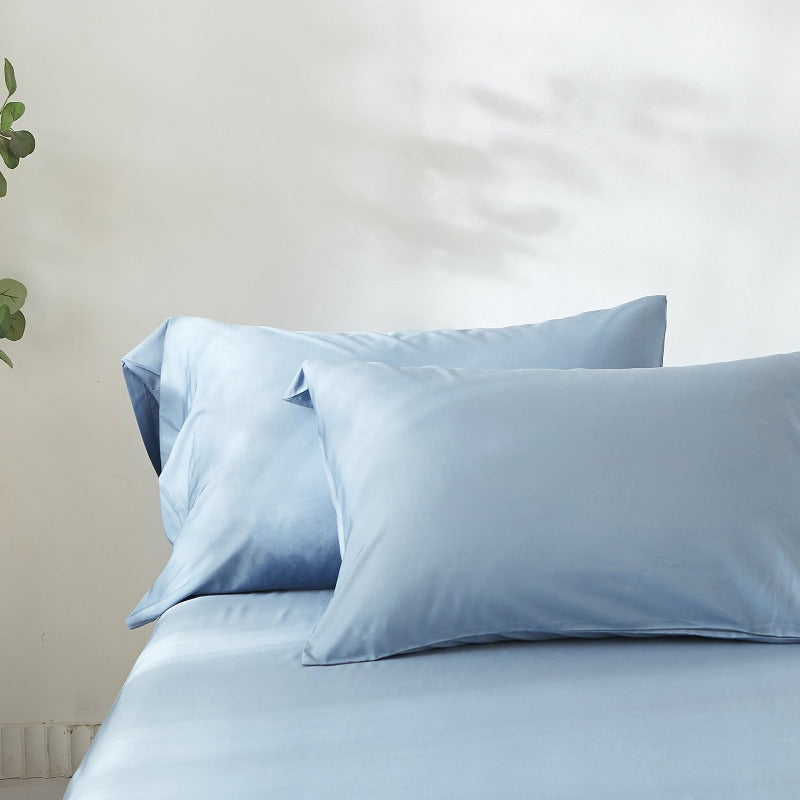 Bamboo Viscose Pillowcases-blue