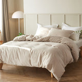 55% Linen + 45% Cotton Blend Duvet Cover Set